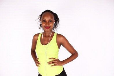 Girl after a long walk